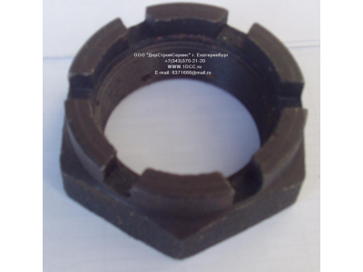 Гайка передней ступицы левая резьба (на цапфу) H2/H3 HOWO (ХОВО) AZ9100411140 фото 1 Севастополь