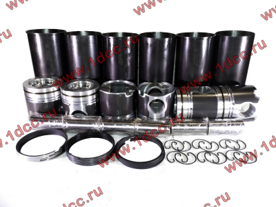 Поршневая группа WD615.47 371л.с. (6 гильз, 6 поршней (0011), 6 пальцев,комплект колец) H2 BOWEI HOWO (ХОВО)  фото 1 Севастополь
