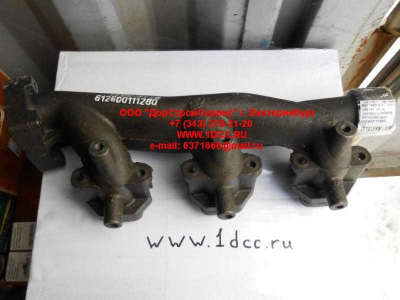 Коллектор выпускной задняя часть, двигатель WD615, WP10(290) HOWO (ХОВО) 612600111280 фото 1 Севастополь