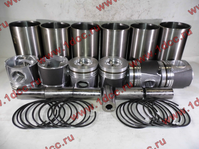 Поршневая группа WD615.95 375л.с. (6 гильз, 6 поршней (...0004), 6 пальцев,комплект колец) H3 HUATAI HOWO (ХОВО)  фото 1 Севастополь