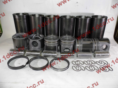 Поршневая группа D12 (6 гильз, 6 поршней (...0001), 6 пальцев, комплект колец) H A7 HOWO A7  фото 1 Севастополь